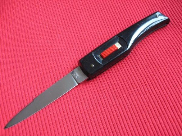 Vintage Italian Collini Flylock Slide Button "INOX PATENT" Switchblade Knife Vintage Italian Collini Flylock Slide Button "INOX PATENT" Switchblade Knife