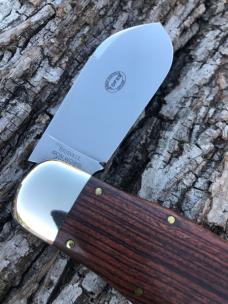 GEC NORTHFIELD 452112 KING WOOD ROUGHNECK JACK #23 OF 25 MADE 1095 CARBON STEEL KNIVE 