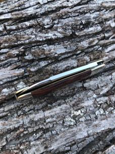 GEC NORTHFIELD 452112 KING WOOD ROUGHNECK JACK #23 OF 25 MADE 1095 CARBON STEEL KNIVE 