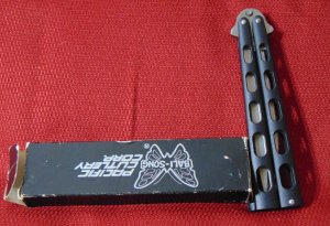 MINT IN BOX PACIFIC CUTLERY CORP. BALI-SONG 149 WEEHAWK BLACK -SLOT  1985 JAPAN PRE-BENCH MADE