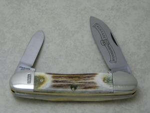 Schrade Wostenholm IXL Sheffield England Stag Canoe Knife