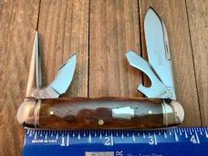 Schatt and Morgan Scout Knife Smooth Appaloosa Bone 2006 Schatt and Morgan Scout Knife Smooth Appaloosa Bone 2006