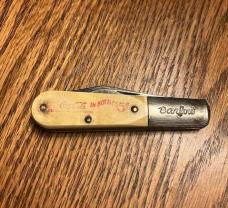 COCA COLA ADVERTISEMENT ON A OLD BARLOW COLONIAL PROV. 1926-1938