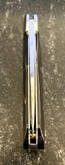 Great Eastern Cutlery Tidioute #452112T STL Lumber Jack, Smooth Black Buffalo Horn Handle, GEC 45 Great Eastern Cutlery Tidioute #452112T STL Lumber Jack, Smooth Black Buffalo Horn Handle, GEC 45
