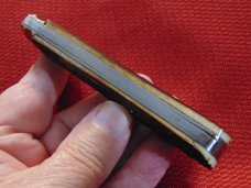  VINTAGE GEORGE WOSTENHOLM ENGLAND I*XL ENGLISH JACK CHECKERD BONE 1890-1930