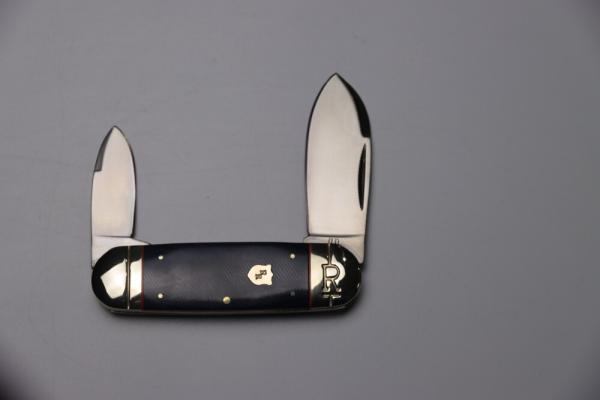 ROUGH RYDER DENIM MICARTA LARGE TOENAIL RR2348 ROUGH RYDER DENIM MICARTA LARGE TOENAIL RR2348