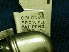 VINTAGE COLONIAL RI USA EQUAL END CIGAR JACK FOLDING POCKET KNIFE KNIVES OLD VINTAGE COLONIAL RI USA EQUAL END CIGAR JACK FOLDING POCKET KNIFE KNIVES OLD