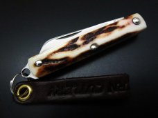 Great Eastern Cutlery #05 PPP SHEEPSFOOT KEYCHAIN KNIFE SAMBAR STAG GEC 053121 Great Eastern Cutlery #05 PPP SHEEPSFOOT KEYCHAIN KNIFE SAMBAR STAG GEC 053121