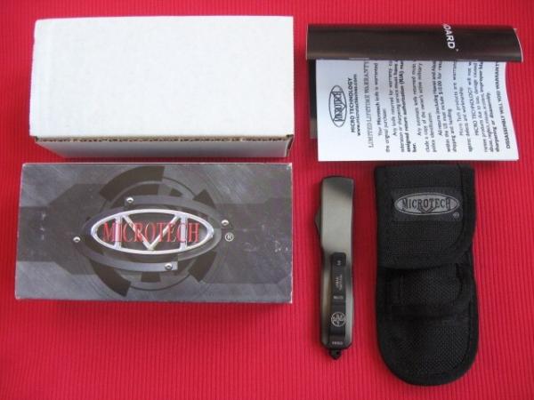 Microtech 2006 ULTRATECH D/E Tactical Urban Camo OTF Switchblade Knife - New In Box w/Paperwork !