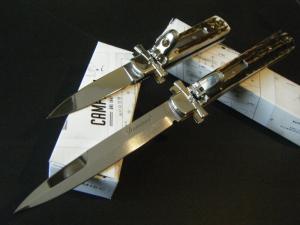 NIB STAG AGA CAMPOLIN "DOMINUS" SET OF 2!!! FULL 9" 23CM AND MINI 6" 15CM LEVERLOCKS 