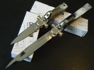 BRAZILIAN HORN AGA CAMPOLIN LEVERLOCK "DOMINUS" SET OF 2!!! FULL 9" 23CM AND MINI 6" 15CM 