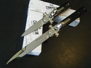 NIB EBONY WOOD AGA CAMPOLIN LEVERLOCK "DOMINUS" SET OF 2!!! FULL 9" 23CM AND MINI 6" 15CM 