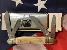 Bulldog Brand 2006 In Memory Of Jim Parker Congress Knife w BeautIful 2nd Stag Handles -Low Prod #12 Bulldog Brand 2006 In Memory Of Jim Parker Congress Knife w BeautIful 2nd Stag Handles -Low Prod #12
