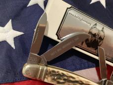 Bulldog Brand 2006 In Memory Of Jim Parker Congress Knife w BeautIful 2nd Stag Handles -Low Prod #12 Bulldog Brand 2006 In Memory Of Jim Parker Congress Knife w BeautIful 2nd Stag Handles -Low Prod #12