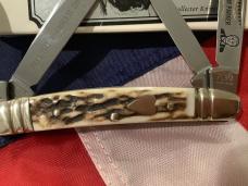 Bulldog Brand 2006 In Memory Of Jim Parker Congress Knife w BeautIful 2nd Stag Handles -Low Prod #12 Bulldog Brand 2006 In Memory Of Jim Parker Congress Knife w BeautIful 2nd Stag Handles -Low Prod #12