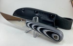 Spyderco Bow River 4.5” Fixed Blade Knife/Sheath, Signed by Phil Wilson