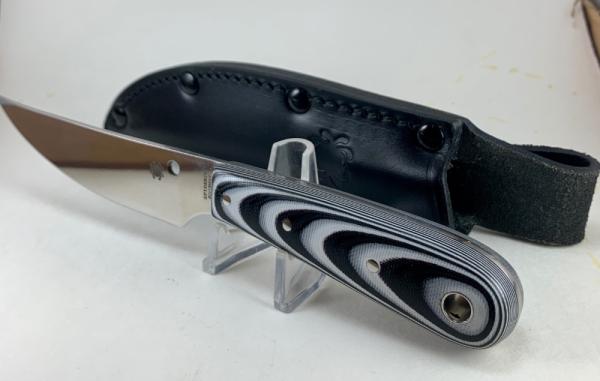 Spyderco Bow River 4.5” Fixed Blade Knife/Sheath, Signed by Phil Wilson Spyderco Bow River 4.5” Fixed Blade Knife/Sheath, Signed by Phil Wilson