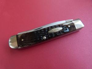 Case XX USA Tested XX Razor Edge 70's dots 6254 SSP Brown Bone Trapper Mint