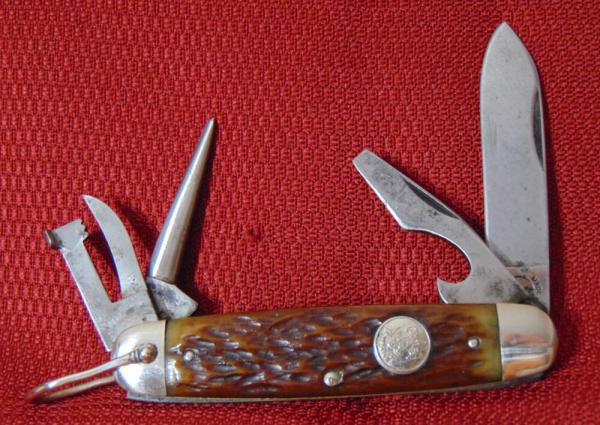 VINTAGE BOY SCOUT KNIFE REMINGTON RS3333 EXCELLENT CONDITION C1933-1935 VINTAGE BOY SCOUT KNIFE REMINGTON RS3333 EXCELLENT CONDITION C1933-1935