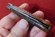 VINTAGE NEW YORK KNIFE CO. HAMMER BRAND HEAVY DUTY JACK KNIFE BONE HANDLES c1878-1931