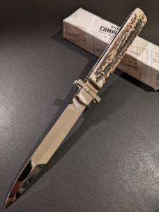 NIB 2019 AGA CAMPOLIN STAG DOMINUS 23CM-9" BAYONET AUTO NIB 2019 AGA CAMPOLIN STAG DOMINUS 23CM-9" BAYONET AUTO