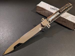 NIB 2019 AGA CAMPOLIN STAG DOMINUS 23CM-9" BAYONET AUTO