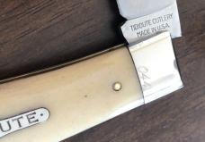 2007 - Great Eastern Cutlery (GEC) Tidioute - Smooth Natural Bone Pattern #23 Knife - Only 233 made