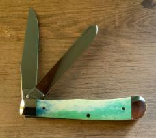 CASE Trapper Blue/Green Appaloosa