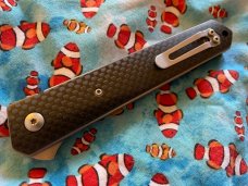 Boker Plus Kwaiken Flipper, 3.5" VG-10 Blade, Carbon Fiber Handles