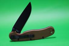 Ontario RAT Model 2 Liner Lock Knife Coyote Brown Nylon (3" Black D2) 8830CB