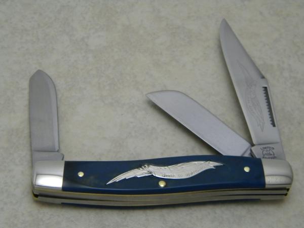 SW CUT E2 USA (Schrade Walden) Limited Edition "Death to Oppressors" Stockman Knife SW CUT E2 USA (Schrade Walden) Limited Edition "Death to Oppressors" Stockman Knife