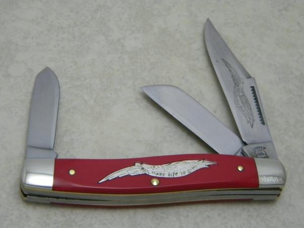 SW CUT E3 USA (Schrade Walden) Limited Edition "One Life to Give" Stockman Knife SW CUT E3 USA (Schrade Walden) Limited Edition "One Life to Give" Stockman Knife