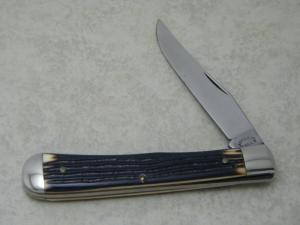 Queen Cut. Co. Titusville, PA # 11 Imitation Winterbottom Bone Farmers Jack Slimline Trapper Knife 
