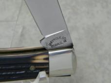 Queen Cut. Co. Titusville, PA # 11 Imitation Winterbottom Bone Farmers Jack Slimline Trapper Knife Queen Cut. Co. Titusville, PA # 11 Imitation Winterbottom Bone Farmers Jack Slimline Trapper Knife