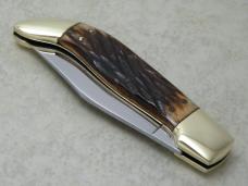 Parker Cut Co Bone "The Little Bandit" Folding Hunter Knife in Box