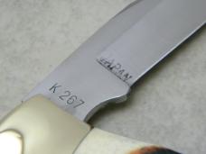 Parker - IMAI Japan K267 Second Cut Stag Folding Hunter Lockback Knife in Box Parker - IMAI Japan K267 Second Cut Stag Folding Hunter Lockback Knife in Box