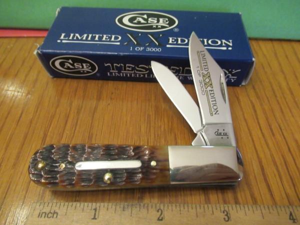Case XX 2006 Limited Edition 1 of 3000 Brown Bone Barlow Pattern # 62009 1/2 SS