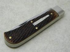 Remington USA by Great Eastern Cutlery Jigged Bone R7352 Prospector Baby Bullet Knife in Box c.2021