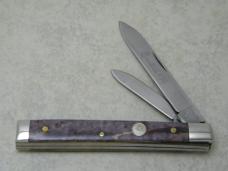 Queen Cut. Co. Titusville PA #96 BEM Birds Eye Maple Doctor's Knife in Box