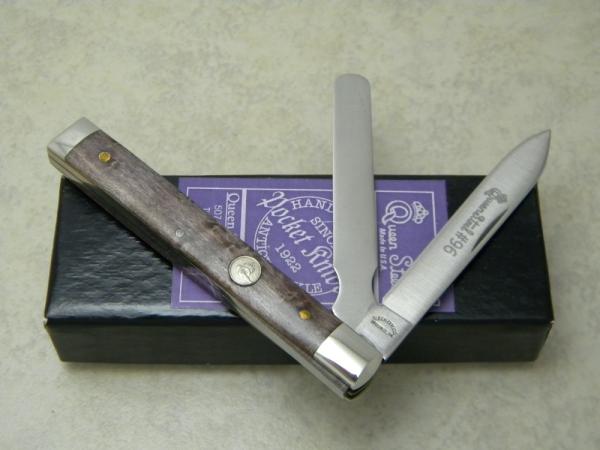 Queen Cut. Co. Titusville PA #96S BEM Birds Eye Maple Doctor's Knife in Box