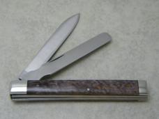 Queen Cut. Co. Titusville PA #96S BEM Birds Eye Maple Doctor's Knife in Box