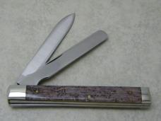 Queen Cut. Co. Titusville PA #96S BEM Birds Eye Maple Doctor's Knife in Box