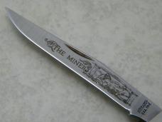 Schrade + USA TM-2 Green Bone "The Miner" Linerlock Slimline Trapper Farmers Jack Knife Schrade + USA TM-2 Green Bone "The Miner" Linerlock Slimline Trapper Farmers Jack Knife