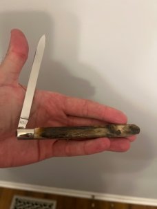 1974 Case XX Stainless USA 6 Dots 4100 Custom Rare Blue Mammoth Bark Ivory Handles Melon Tester 1974 Case XX Stainless USA 6 Dots 4100 Custom Rare Blue Mammoth Bark Ivory Handles Melon Tester