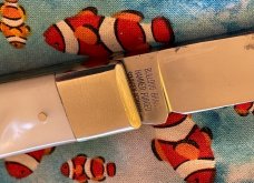 Bulldog Brand Solingen Germany Imitation Pearl Lockback Knife