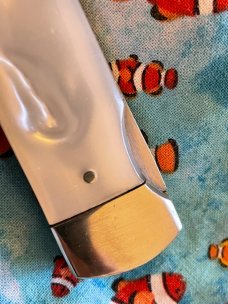 Bulldog Brand Solingen Germany Imitation Pearl Lockback Knife