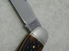 Schrade Walden NY USA Jigged Delrin 804 Split Backspring Whittler Knife in Tube c.1952-1973 Schrade Walden NY USA Jigged Delrin 804 Split Backspring Whittler Knife in Tube c.1952-1973