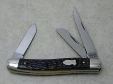 Schrade USA Jigged Delrin 895 Slim Premium Stockman Knife in Tube c.1970's Schrade USA Jigged Delrin 895 Slim Premium Stockman Knife in Tube c.1970's