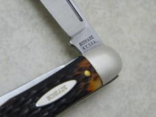 Schrade NY USA Jigged Delrin 863 Balloon Stockman Knife in Tube c.1970's Schrade NY USA Jigged Delrin 863 Balloon Stockman Knife in Tube c.1970's