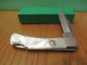 Hen & Rooster Bertram Pearl Folding Lock Back Model # 351 MOP